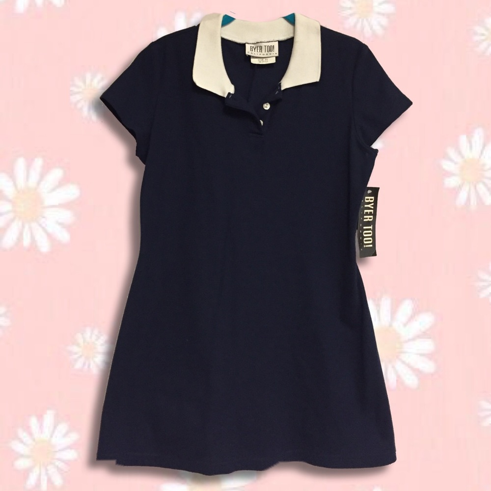 • Vintage • babydoll dress y2k collared mini - Picture 1 of 6